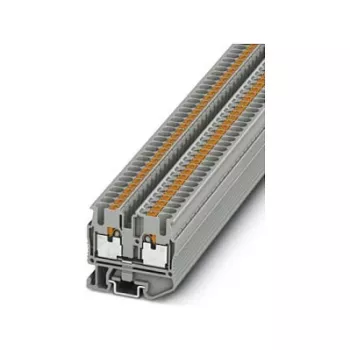 Phoenix Contact MPT 2.5 mini morsetto passante, connessione Push-in, 2,5 mm², 500 V, 24 A, grigio