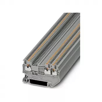 Phoenix Contact PT 1,5/S-TWIN morsetto doppio a più livelli Push-in, grigio, 1,5 mm², 500 V, 17,5 A, montaggio su guida DIN
