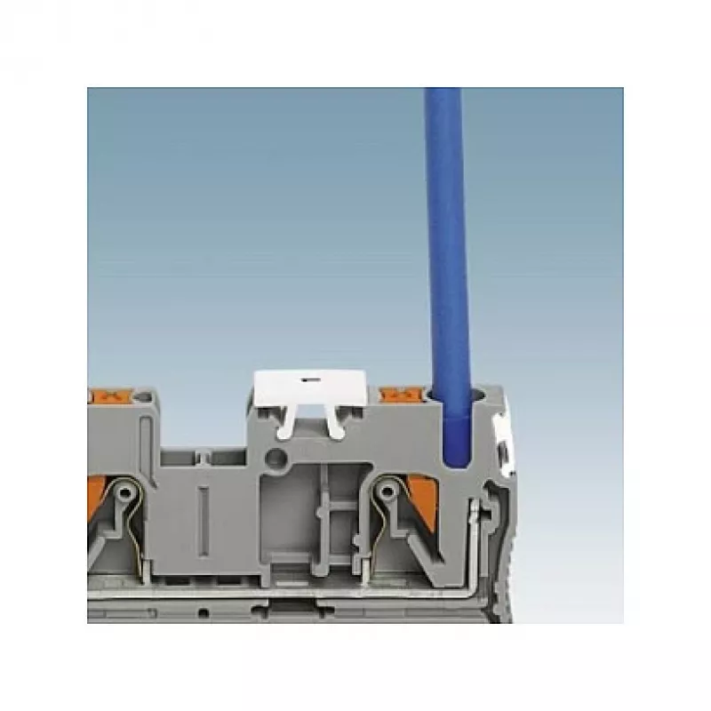 Phoenix Contact PT 2,5-QUATTRO Morsetto passante, push-in, 4 conduttori, 2,5 mm², 800 V, 24 A, grigio