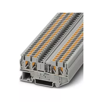Phoenix Contact PT 2,5-QUATTRO Morsetto passante, push-in, 4 conduttori, 2,5 mm², 800 V, 24 A, grigio