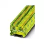 Phoenix Contact PT 4-PE morsetto di protezione, Push-in, 4 mm², verde-giallo