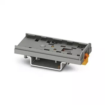 Phoenix Contact PTFIX-NS35 Adattatore per guida DIN per blocchi di distribuzione, poliammide grigia, NS 35/7,5 & NS 35/15