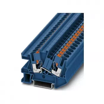 Phoenix Contact PTI 6 BU Morsetto di installazione push-in, blu, 6 mm², 500 V, 41 A, guida DIN