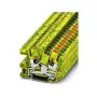 Phoenix Contact PTI 6-PE morsetto di terra, connessione push-in, 6 mm², verde-giallo, montaggio su guida DIN