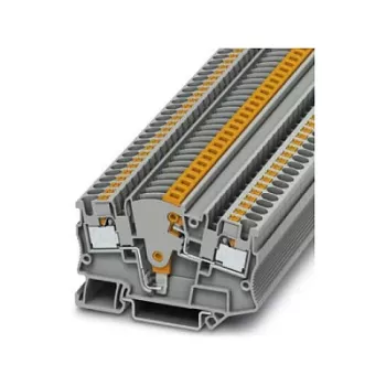 Phoenix Contact PTME 4 morsetto sezionatore per trasformatore di corrente, connessione push-in, 500 V, 31 A, grigio