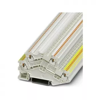 Phoenix Contact PTTBS 1,5/SWH/U-YE/O-WH morsetto a doppio livello per KNX, push-in, bianco/giallo