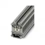 Phoenix Contact UK 5 morsetto passante, connessione a vite, 4 mm², 800 V, 32 A, grigio, montaggio su guida DIN, 2 connessioni, 1 potenziale, isolante PA, UL 94 V0