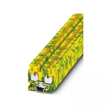 Phoenix MPT 2,5-PE mini morsetto di terra, push-in, 2,5 mm², verde-giallo