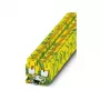 Phoenix MPT 2,5-PE mini morsetto di terra, push-in, 2,5 mm², verde-giallo