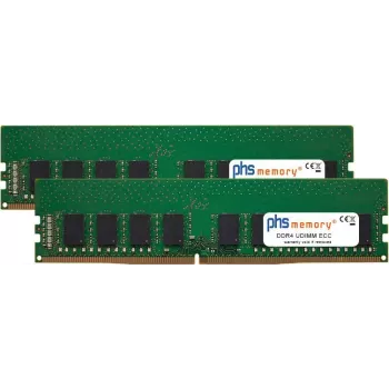 PHS-memory kit 32GB (2x16GB) DDR4 ECC UDIMM 2400MHz PC4-19200E per QNAP TVS-682 SP570502