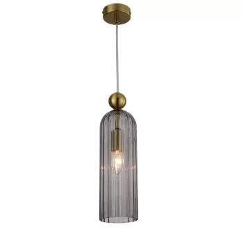 PIEGA lampada a sospensione LP-939/1P Smoked E14