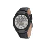 Pierre Cardin Orologio uomo al quarzo analogico CF.1002.LB.1 42mm quadrante nero cinturino in pelle