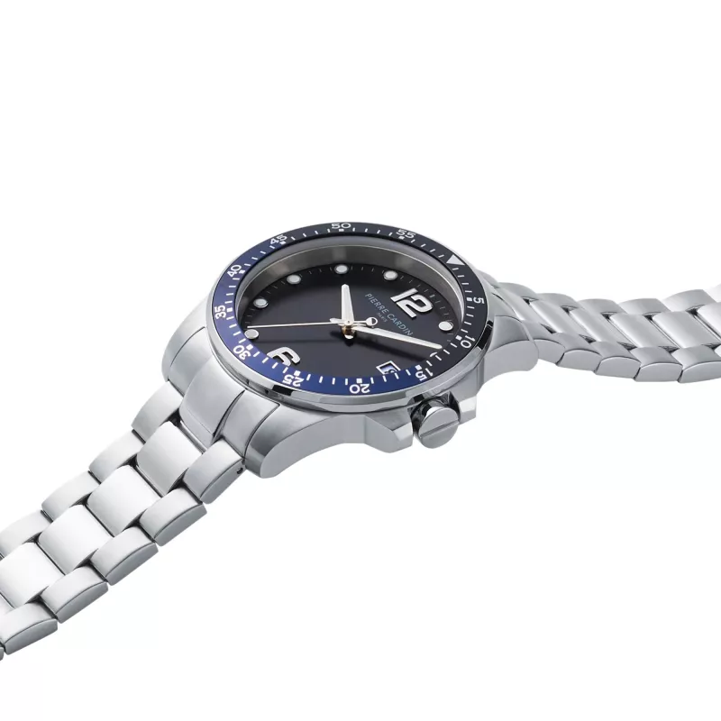 Pierre Cardin orologio da uomo analogico al quarzo CNI.0030 40mm quadrante nero cinturino in pelle