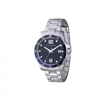 Pierre Cardin Orologio da uomo analogico al quarzo CNI.0030 40mm quadrante nero cinturino in pelle