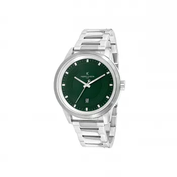 Pierre Cardin Orologio uomo CCP.5028 (45 mm) cassa in acciaio inox quadrante nero cinturino in pelle