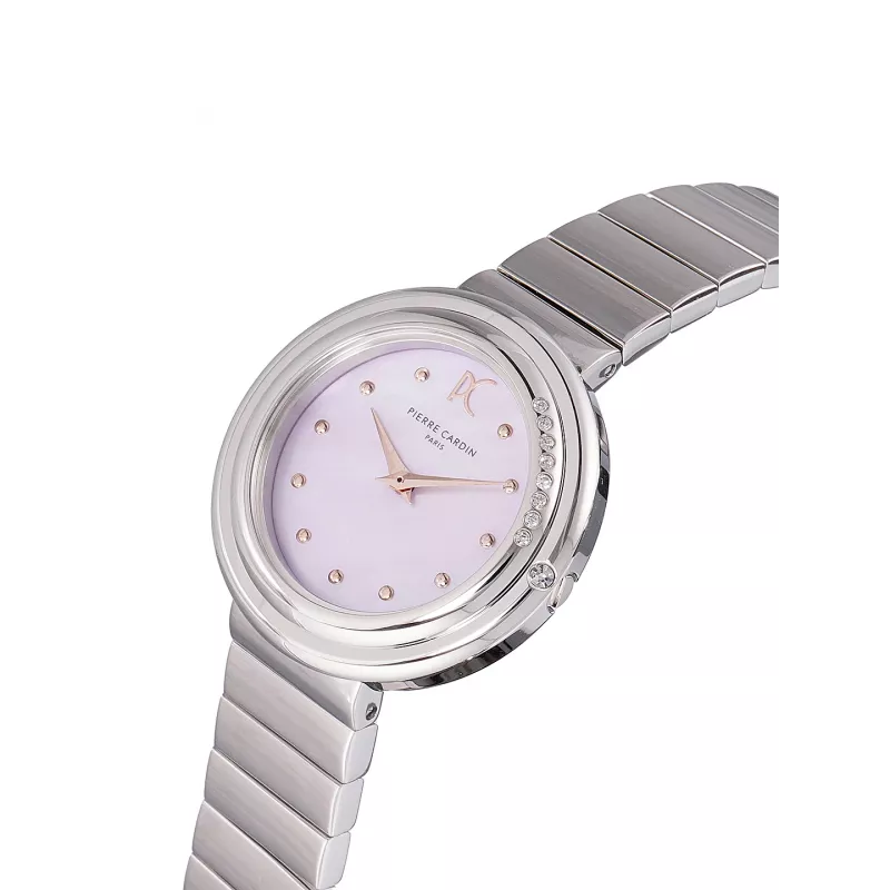 Pierre Cardin Orologio da donna CF.1010.MS.2 Quarzo analogico 32mm Argento Acciaio inossidabile Mesh