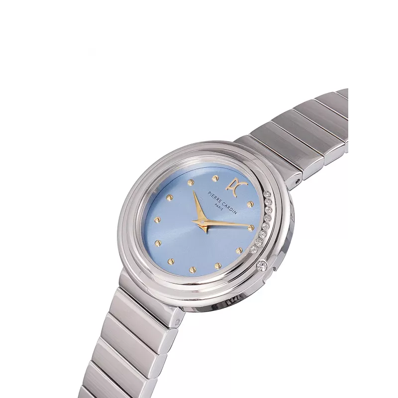 Pierre Cardin Orologio da donna al quarzo analogico CF.1010.MS 32mm argento acciaio inox mesh