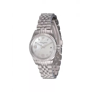 Pierre Cardin orologio da donna al quarzo analogico CF.1012.MS 28mm cassa in acciaio inox bracciale in pelle nera