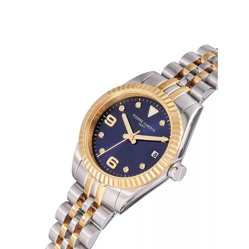Pierre Cardin Orologio donna al quarzo analogico CF.1012.MU.3 - 28mm argento acciaio inox mesh