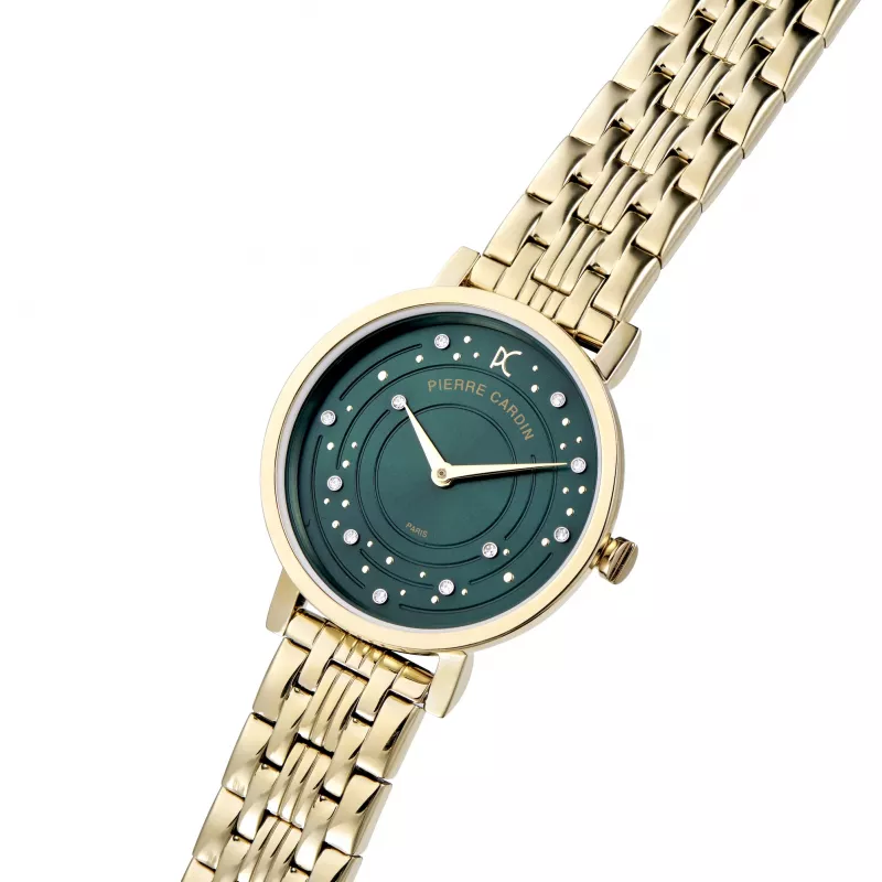 Pierre Cardin Orologio al quarzo donna CCM.0552 Argento acciaio inox mesh 32mm
