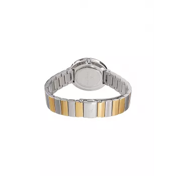 Pierre Cardin Orologio da donna CF.1010.MU 32mm Quarzo Analogico Quadrante argentato Cinturino in pelle marrone