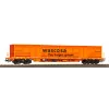 PIKO 24553 Sgns 121 carro portacontainer DC DB AG Epoca VI H0