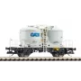 PIKO 47758 TT carro cisterna per cemento GATX Epoca V