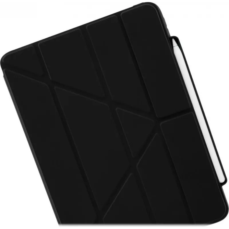Pipetto Origami No3 Astuccio per penna per iPad Pro 11 (1ª/2ª/3ª/4ª gen.) Nero