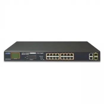 PLANET FGSW-1822VHP switch managed PoE+ 18 porte con 16x Fast Ethernet e 2x uplink combo Gigabit