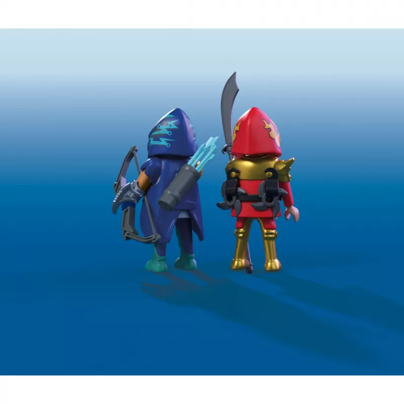 Playmobil 71833 Heroes: drone degli eroi contro il ninja malvagio
