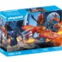 Playmobil 71833 Heroes: drone degli eroi contro il ninja malvagio