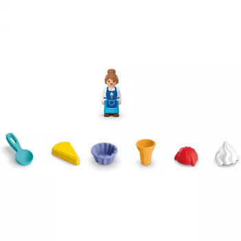 PLAYMOBIL 72006 JUNIOR gelateria con sabbia