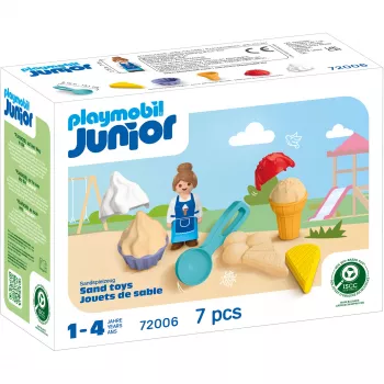 PLAYMOBIL 72006 JUNIOR gelateria con sabbia