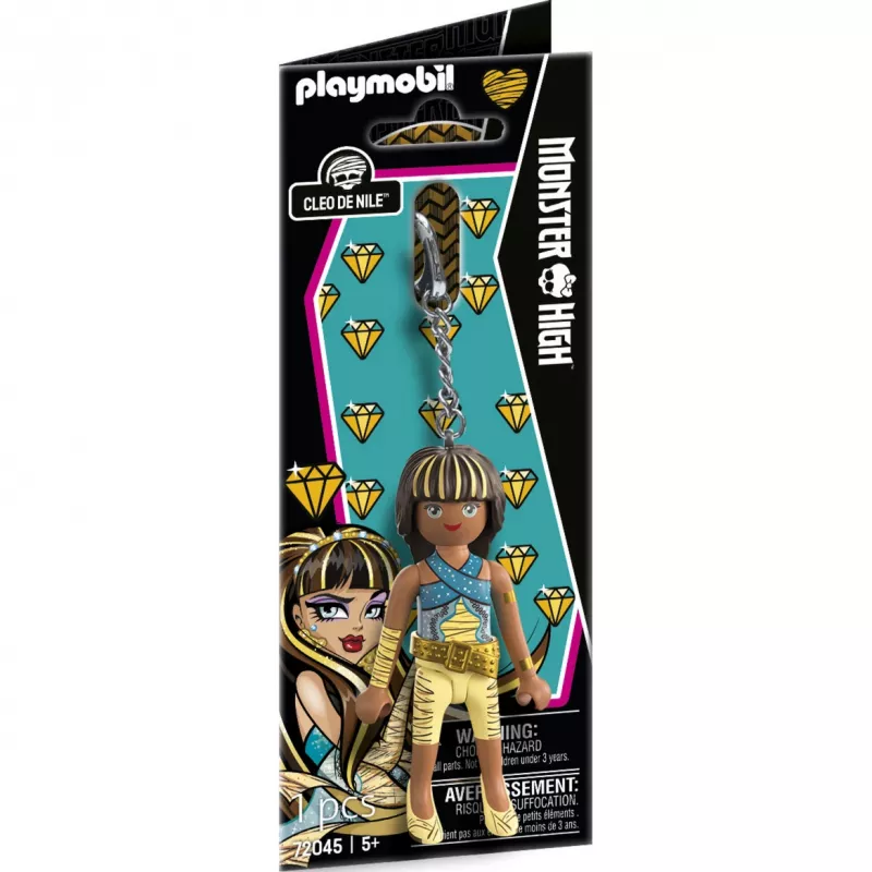 PLAYMOBIL 72045 Monster High Cleo De Nile set figure giocattolo con ciondolo