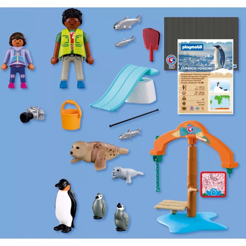 PLAYMOBIL 72073 Animals & Friends spedizione ghiaccio allo zoo set di gioco