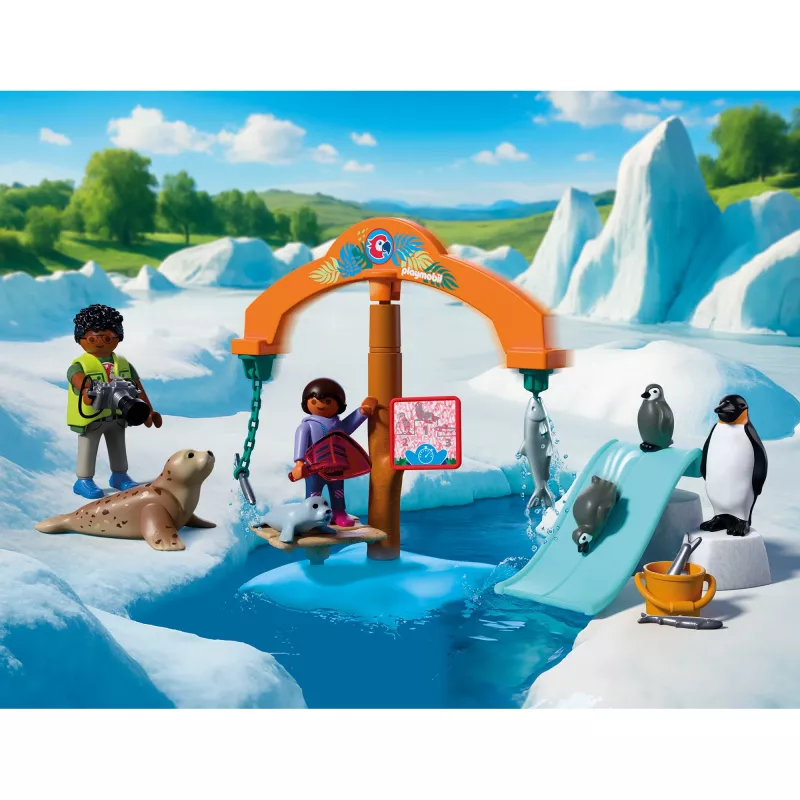 PLAYMOBIL 72073 Animals & Friends spedizione ghiaccio allo zoo set di gioco