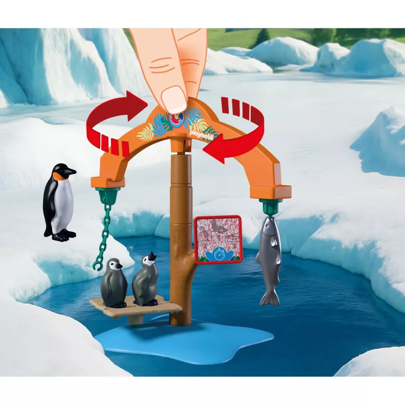 PLAYMOBIL 72073 Animals & Friends spedizione ghiaccio allo zoo set di gioco