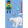 Playmobil 72090 Animals & Friends Zoo: orso polare e guardiano