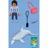 PLAYMOBIL 72091 Animals & Friends Zoo delfino e visitatori