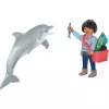 PLAYMOBIL 72091 Animals & Friends Zoo delfino e visitatori
