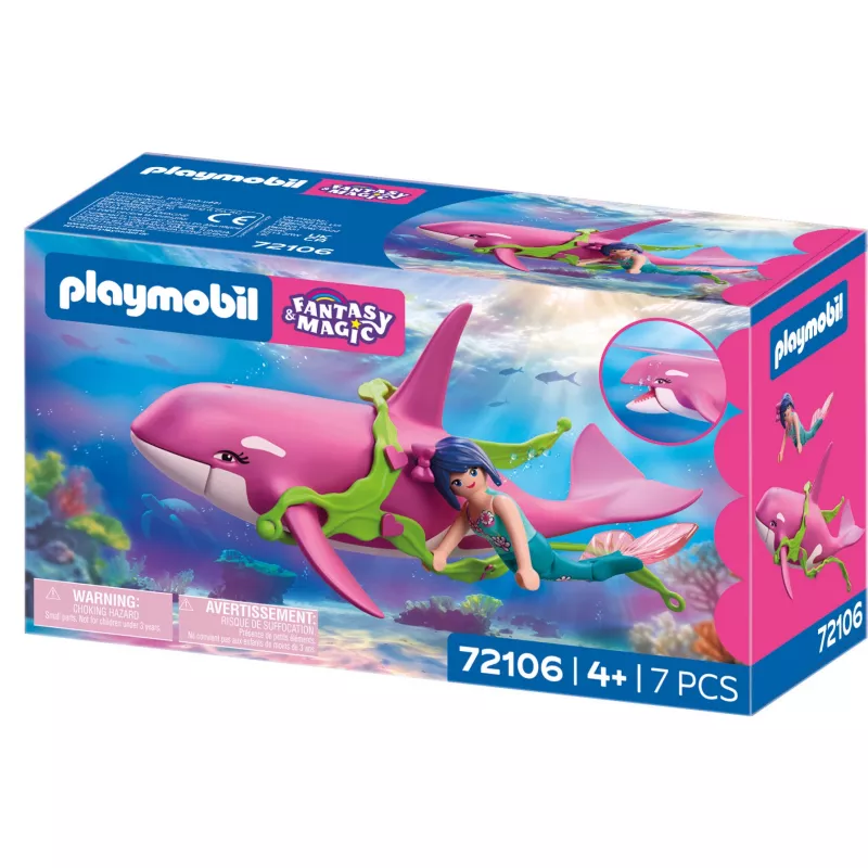 Playmobil 72106 Fantasy & Magic orca con sirena