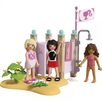 Playmobil 72124 Barbie Beach Fashion set di personaggi giocattolo