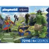 PLAYMOBIL Knights 72116 Troll con tesoro del cavaliere leone