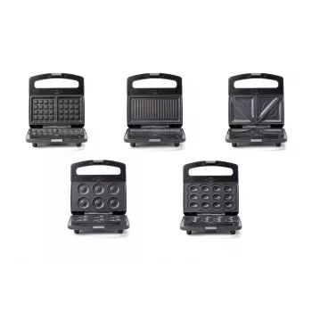 PMS PROMIS Toaster 5 in 1 FORMEA Sandwich, Cookie, Nut, Waffle, Doughnut, Grill