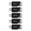 PNY Attaché X Chiavetta USB 64 GB USB 3.2 Gen 1 Multipack da 5 (P-FD64GX5ATTX-EF)