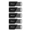 PNY Attaché X Chiavetta USB 64 GB USB 3.2 Gen 1 Multipack da 5 (P-FD64GX5ATTX-EF)