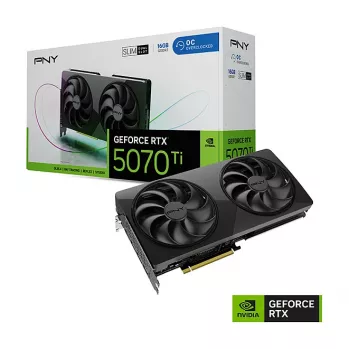 PNY GeForce RTX 5070 Ti Slim OC 16GB GDDR7 scheda grafica PCIe 5.0