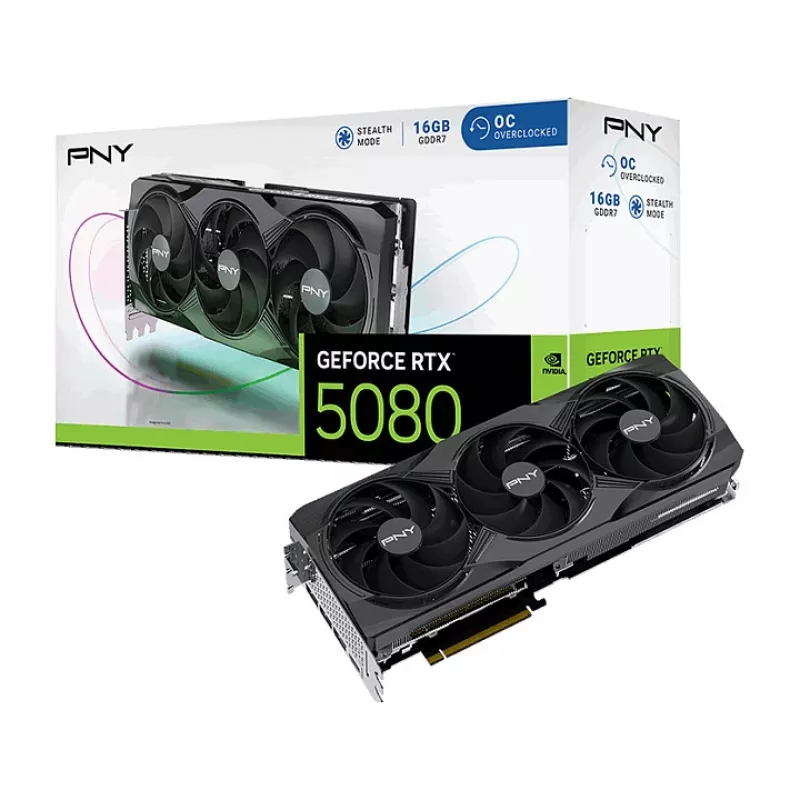 PNY GeForce RTX 5080 OC scheda grafica - GeForce RTX 5080