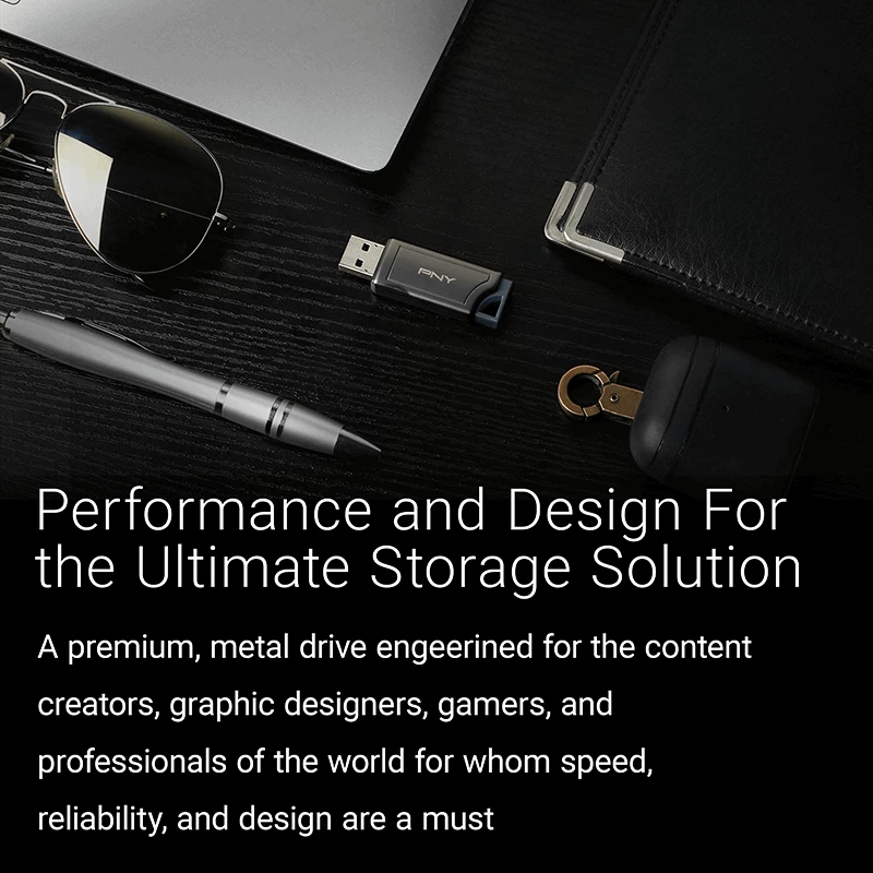 PNY PRO Elite V2 256 GB chiavetta USB 3.2 Gen 2 Type-A senza cappuccio nera