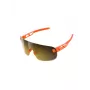 POC Elicit Occhiali da ciclismo - Fluo Orange / Violet-Silver Mirror
